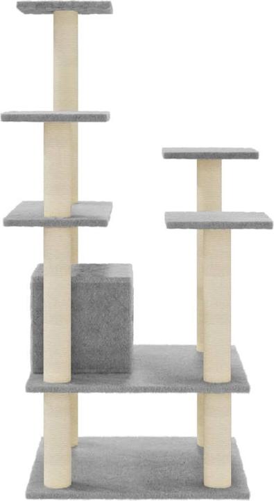 Produktbild vidaXL Katzenbaum (110 cm, Hellgrau)