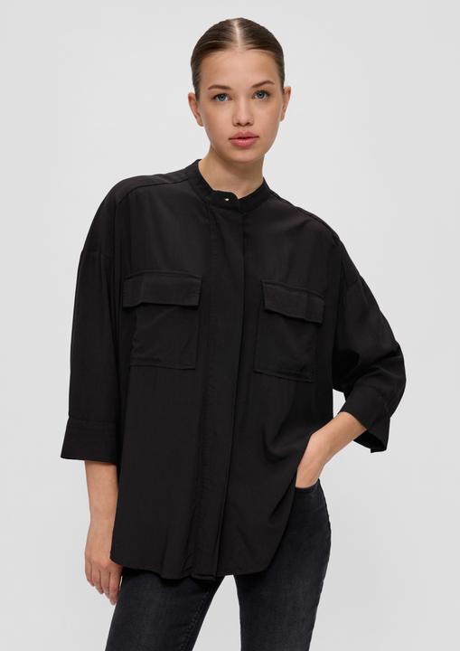 Actual product image s.Oliver Bluse Hemdbluse aus Viskose (32)