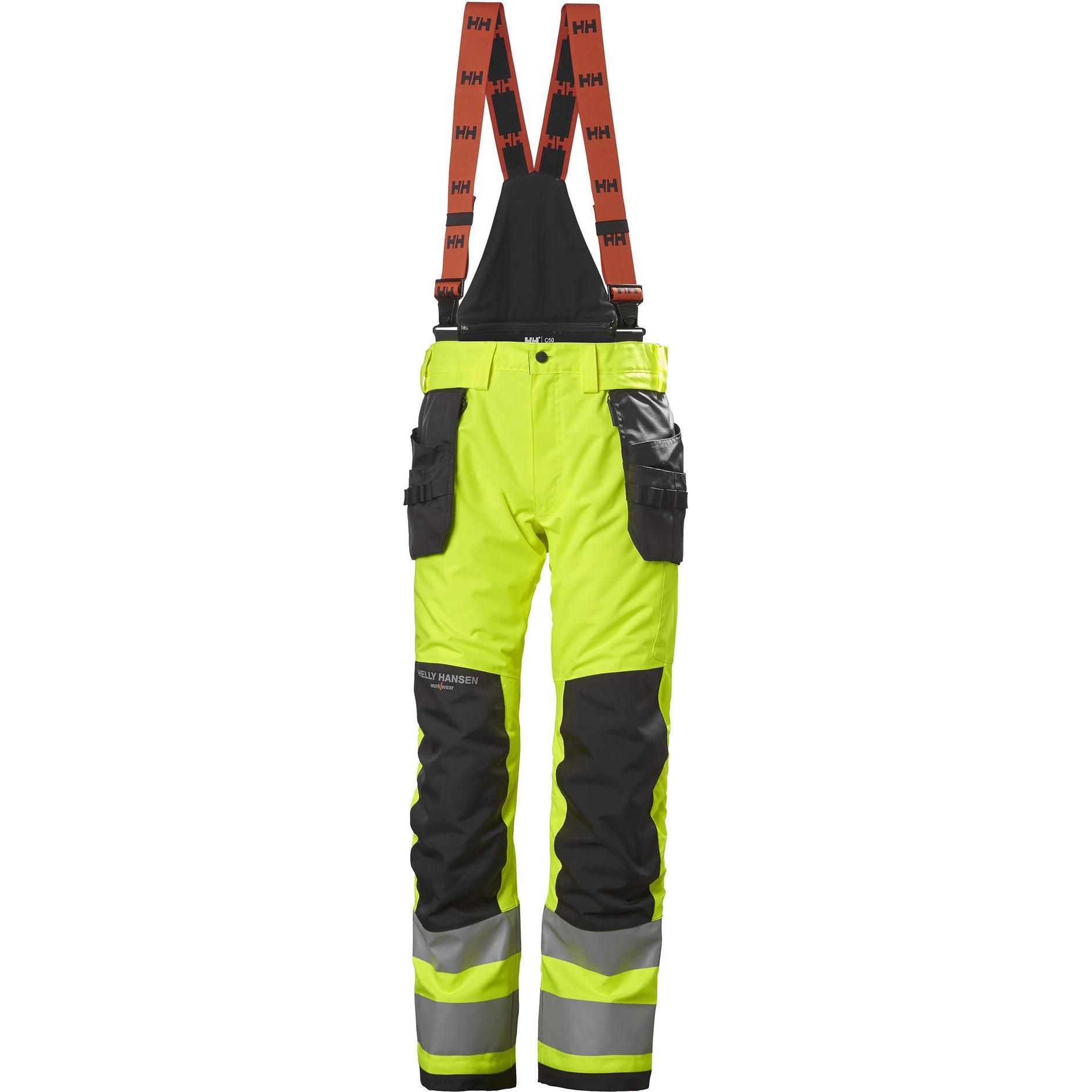 Helly Hansen Workwear, Arbeitshose, Žieminis puskombinezonis HELLY HANSEN ALNA 2.0, geltonas C54 (54)
