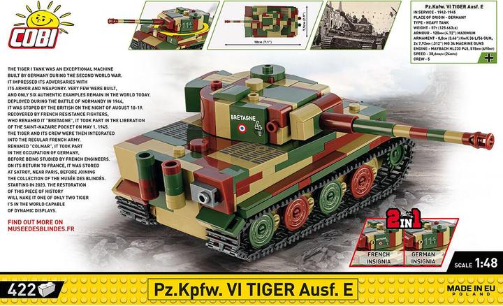 Produktbild Cobi H.C. WWII P.Z.KPFW VI Tiger Ausf. E