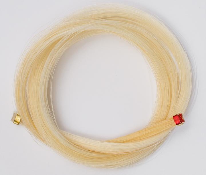 Actual product image P&H Bows Bow hair strands, for fibreglass double bass bow real steed