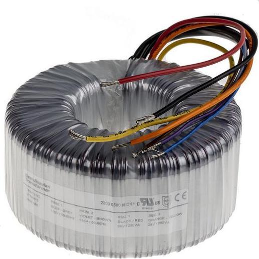 Produktbild RS PRO 2 Output Toroidal Transformer 24V 500VA