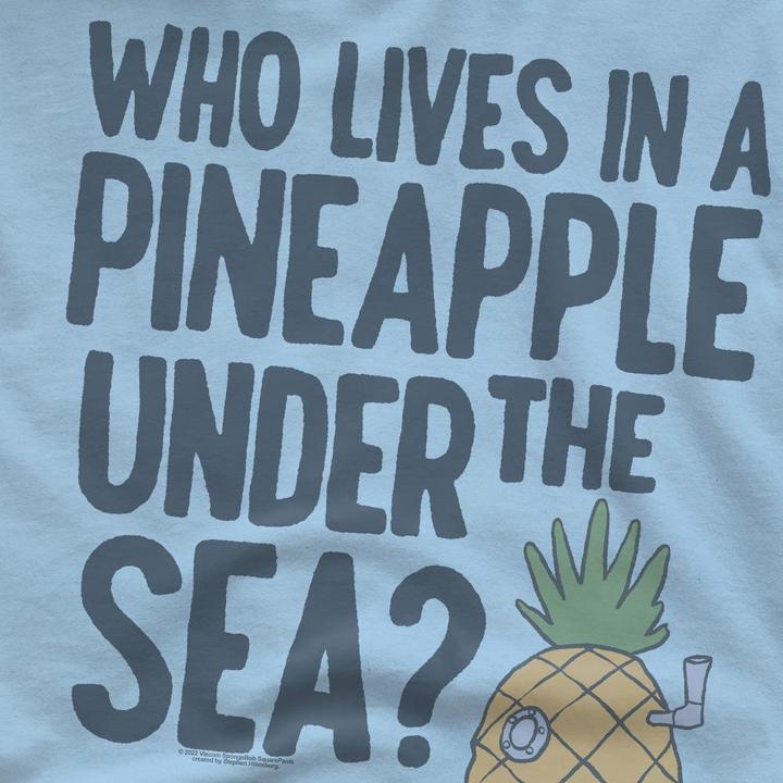 Actual product image Spongebob Squarepants Mens Pineapple Under The Sea T-Shirt (XL)