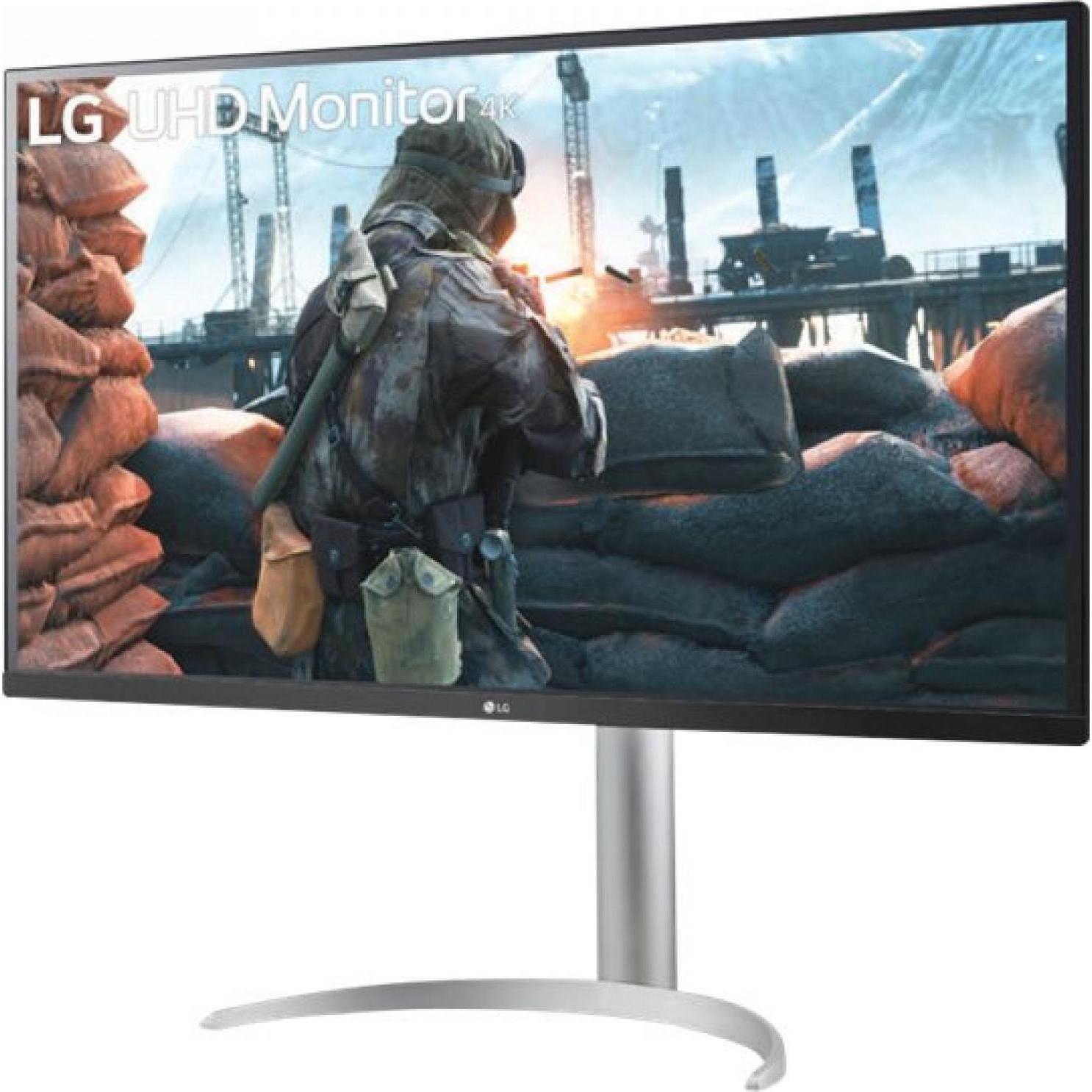 LG 27" 27BP55U-B (3840 x 2160 Pixel, 27"), Monitor, Silber