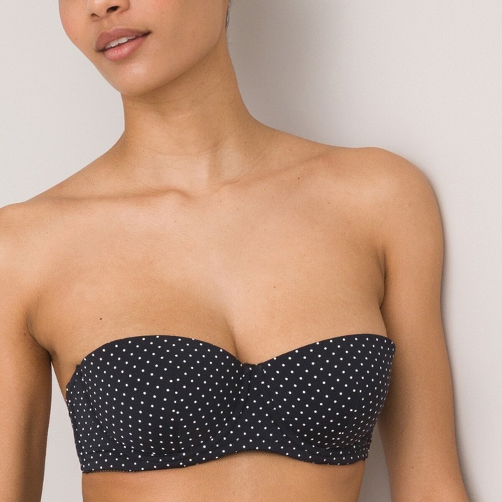 Image du produit La Redoute Collections Soutien-gorge bandeau en microfibre (80 B)