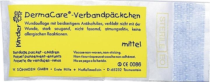 Nutritional values and ingredients Söhngen DermaCare Children's dressing pack medium, 2mx6cm, single, sterile