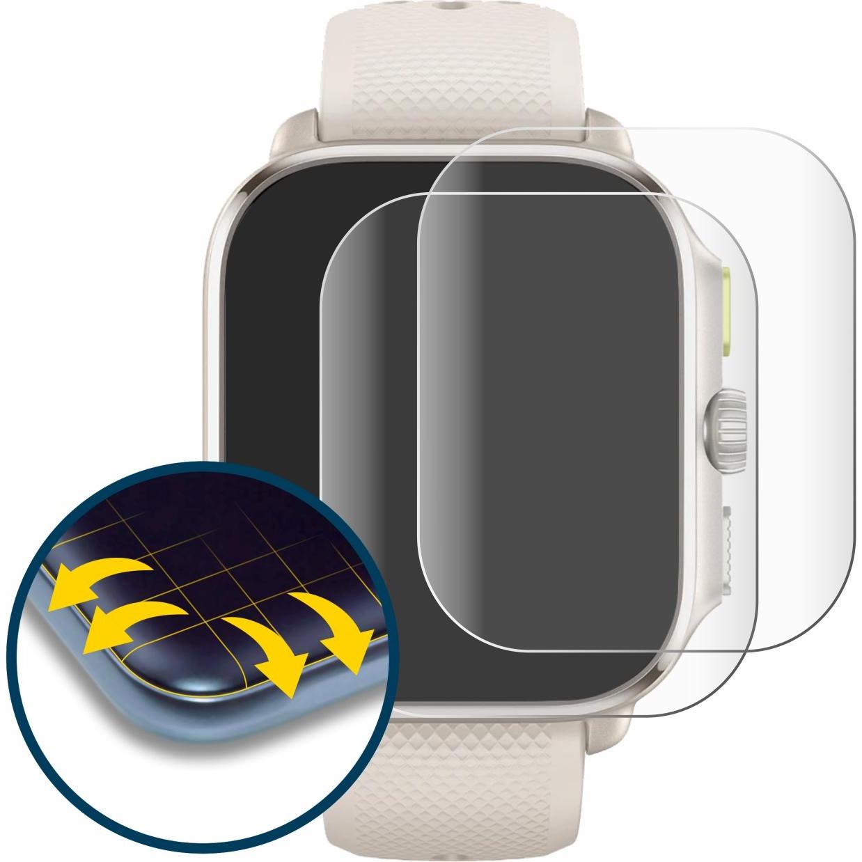 Thumbnail - BROTECT Full-Cover Displayschutz, Smartwatch Schutzfolie, Transparent