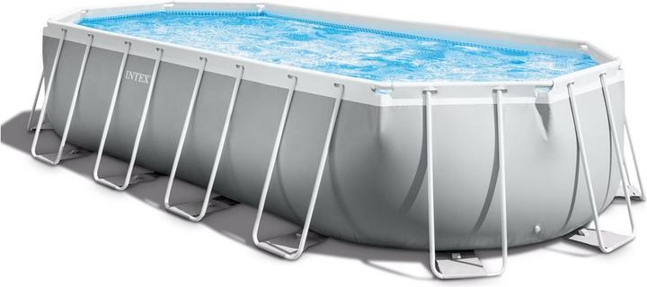 Intex Prismenrahmen Oval Pool Set (610 x 305 x 122 cm)