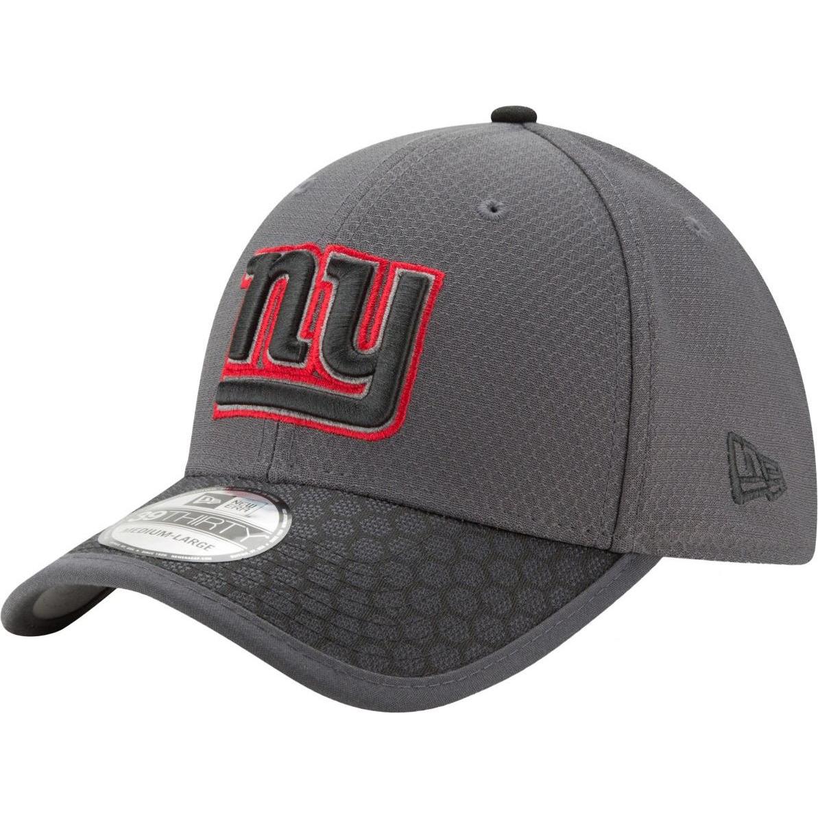 New Era, Herren, Cap, 39Thirty NFL Sideline New York Giants, Grau, (L)