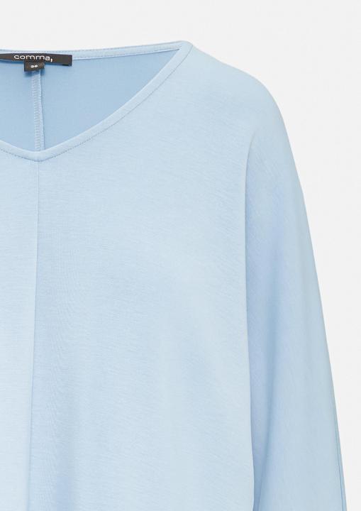Actual product image Comma Sweatshirt Weiches Relaxed-Fit-Sweatshirt mit Paspeldetails (32)