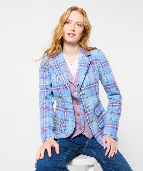 Actual product image Joe Browns Flattering Check Collared Jacket (38)