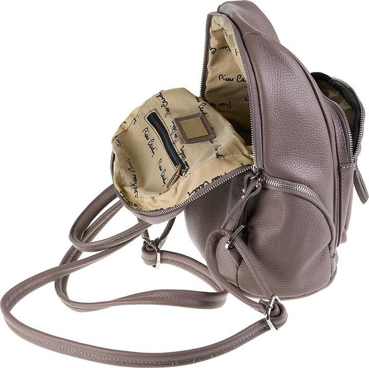 Produktbild Pierre Cardin Damen Lederrucksack Made In Italy - Modell Lunaria Pro - Casual - 28.0 X 31.0 X 14.0 Cm