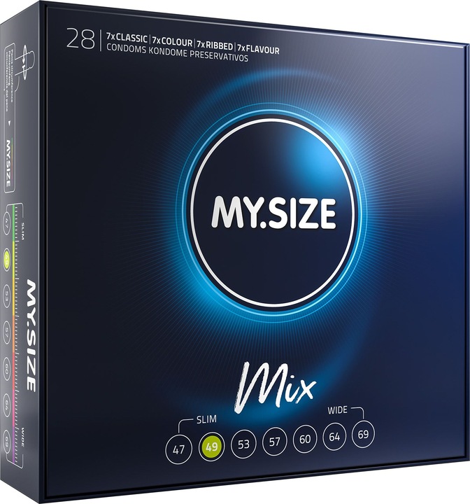 Actual product image My.Size 49mm mix (28 pcs.)
