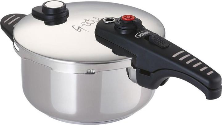 Actual product image Inoxibar snelkookpan 4 liter (50270) (Steam cooker, Stainless steel, 22 x 18 cm)