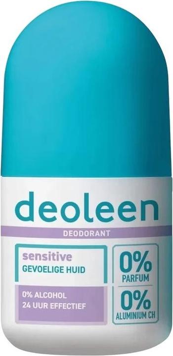 Actual product image Deoleen Deo Roller Sensitive 0% - Gentle And Effective Deodorant (Roll-on)