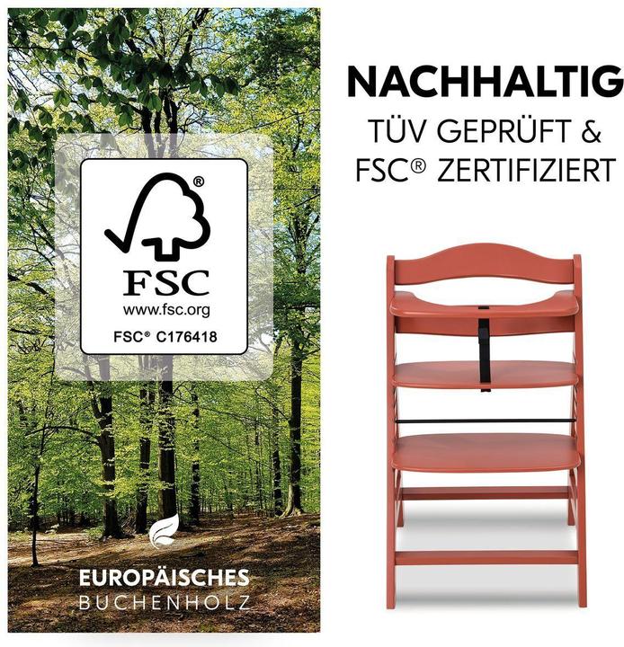 Produktbild Hauck Hochstühle Hochstuhl Alpha Plus Cork - im Sparset inkl. (Hochstuhl)