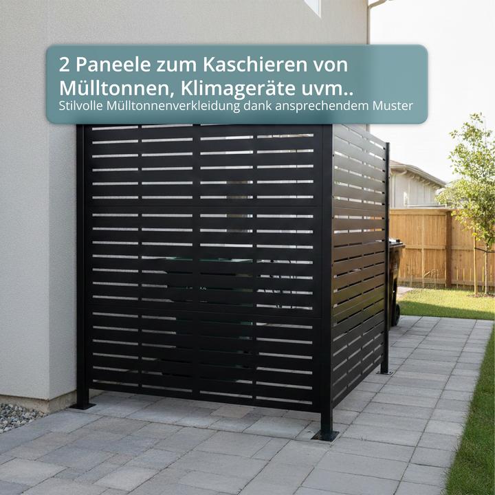 Produktbild Relaxdays Mülltonnenverkleidung