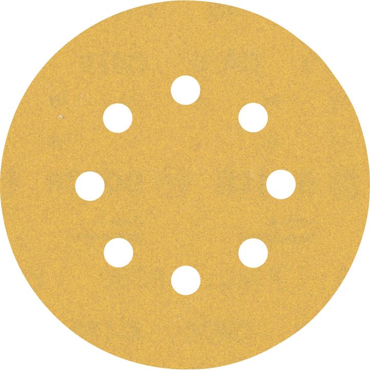 Bosch Professional Zubehör EXPERT C470 Carta abrasiva a 8 fori per levigatrice rotorbitale, 125 mm, G 180, 50 pezzi. (180 gradi)