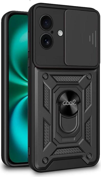 Actual product image Cool Accesorios COOL Case for iPhone 16 Plus Hard Ring Black (Apple iPhone 16 Plus)