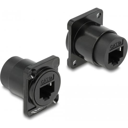 Delock D-Typ Modul RJ45 Cat.6A Bu zu Bu (Netzwerk Zubehör), Netzwerk Zubehör