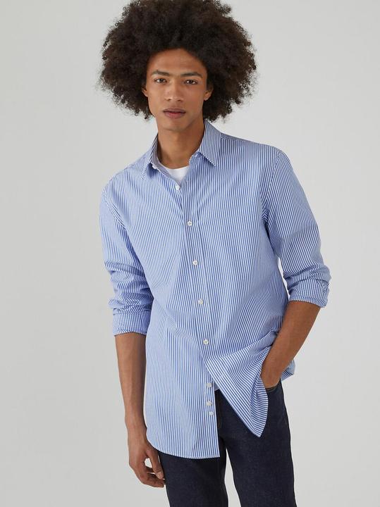 Immagine prodotto La Redoute Collections Camicia a righe con collo francese (M)