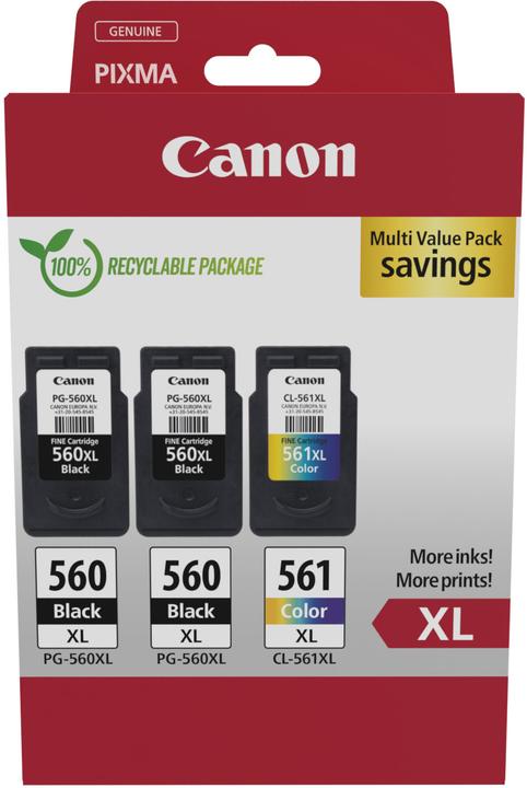Canon PG-560XLx2/CL-561XL (M, C, Y, BK)