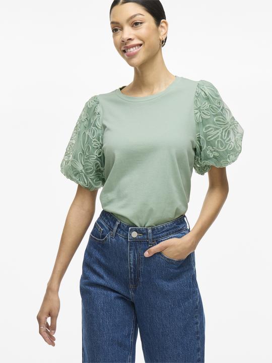 Actual product image Vila Rundhals Oberteil mit kurzen Ärmeln (S)