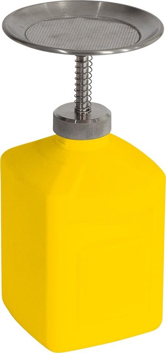 Falcon Plunger can, yellow polyethylene, capacity 1 l.