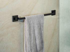 Produktbild Wenko Vacuum-Loc® Badetuchstange Mod. Quadro Schwarz Befestigen ohne Bohren