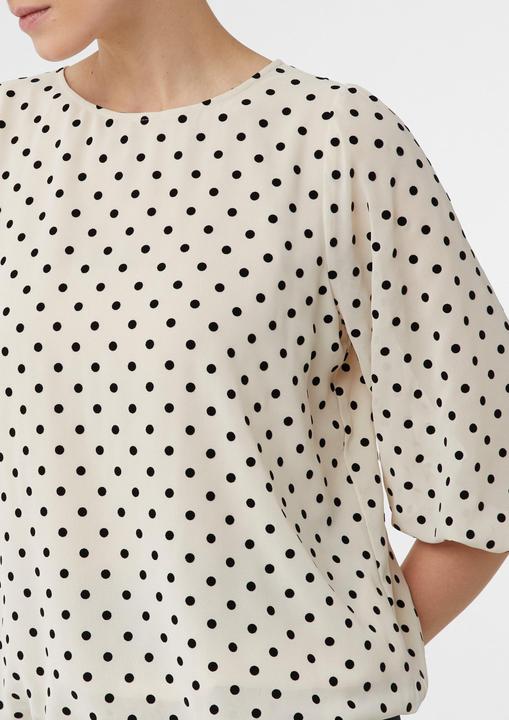 Immagine prodotto Comma Bluse Chiffonbluse mit Polka Dots und Elastiksaum (40)