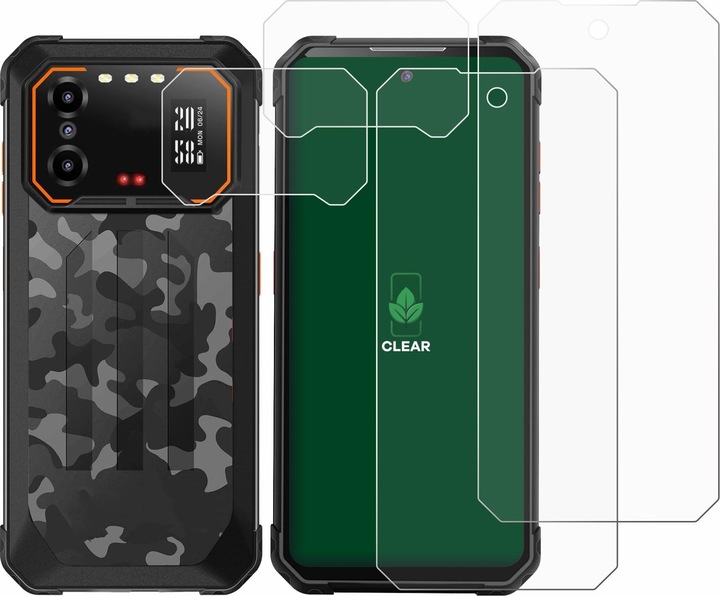 Actual product image ScreenLeaf Protective film sustainable screen protector screen protector film clear transparent (2 Piece, IIIF150 B1 Pro)