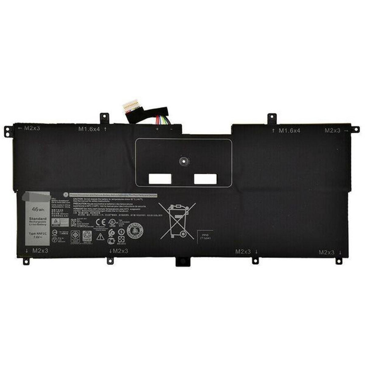 Dell Hmpfh (4 Zellen, 5940 mAh), Notebook Akku, Schwarz