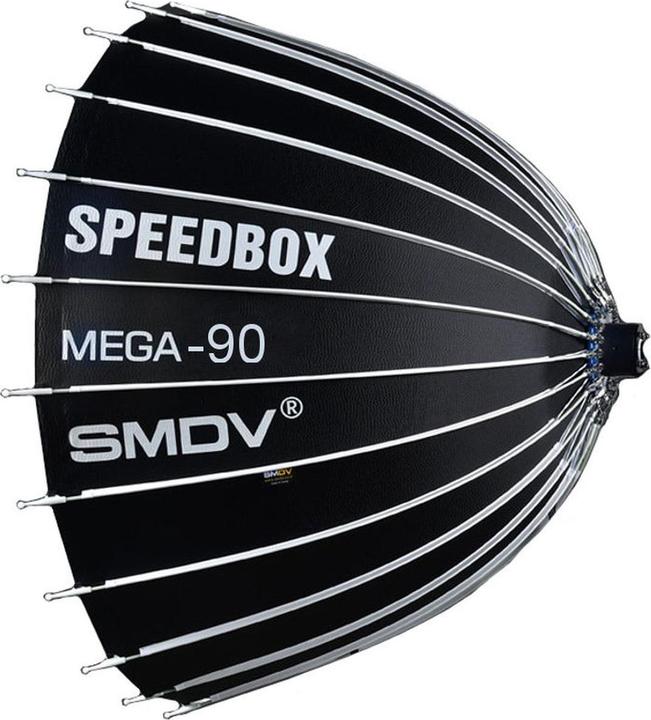 Produktbild SMDV Speedbox Mega 90 Deep Softbox 90cm Wit Bowens Mount (Softbox, 90 cm)