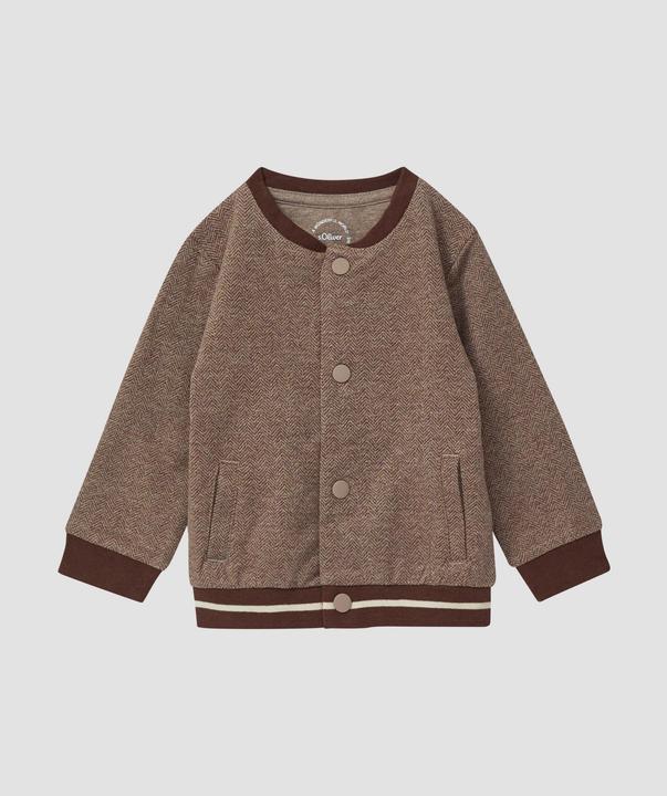 Produktbild s.Oliver Sweatshirt Jacke Jacke mit Herringbone-Muster (86)