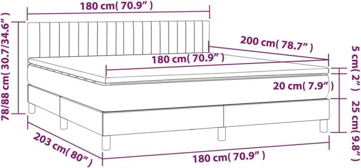 Immagine prodotto vidaXL Waylon Vertical stripes (180 x 200 cm)