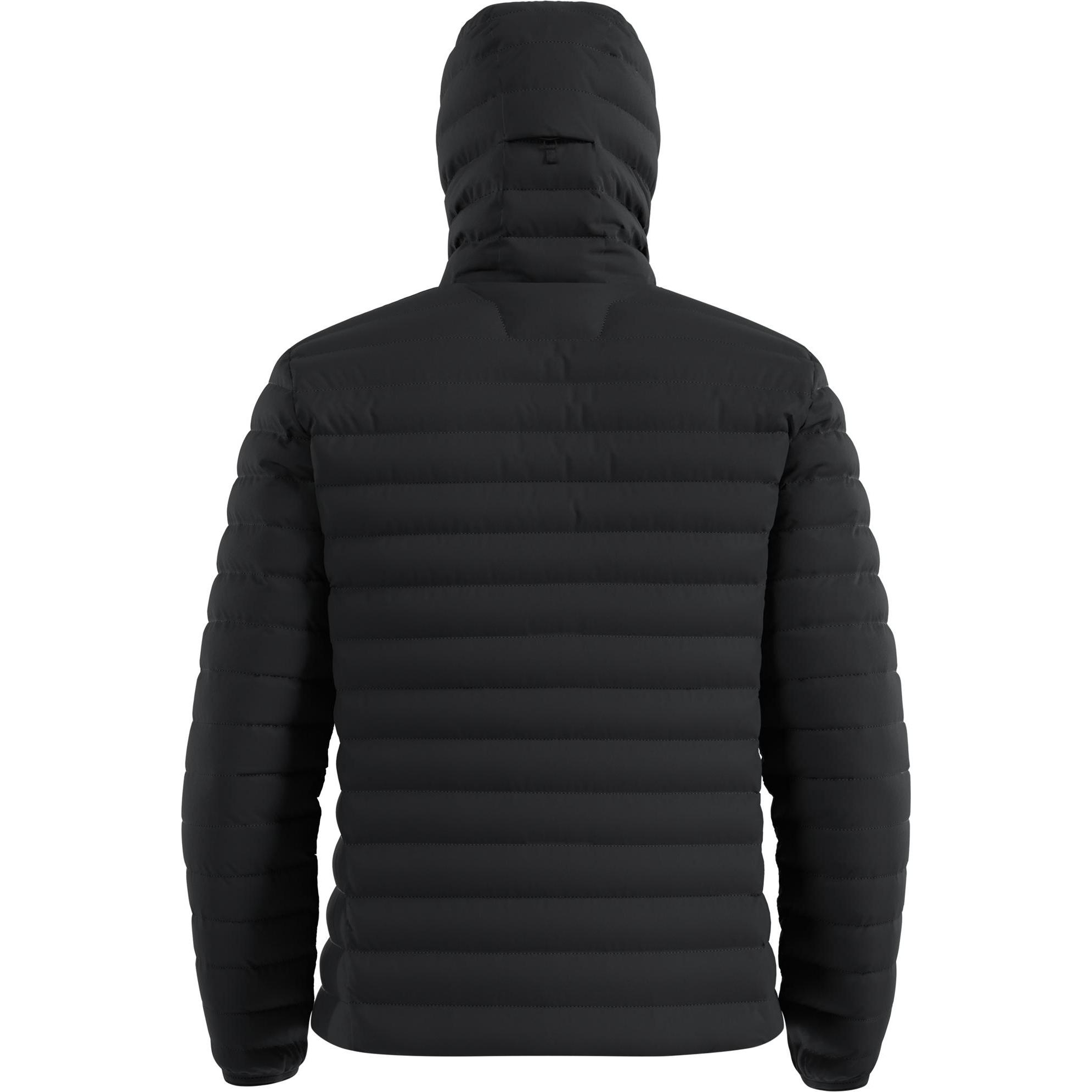 Odlo, Uomini, Giacche invernali, Kompakte X-Alp Daunenjacke mit Kapuze 2.0, Nero, (S)
