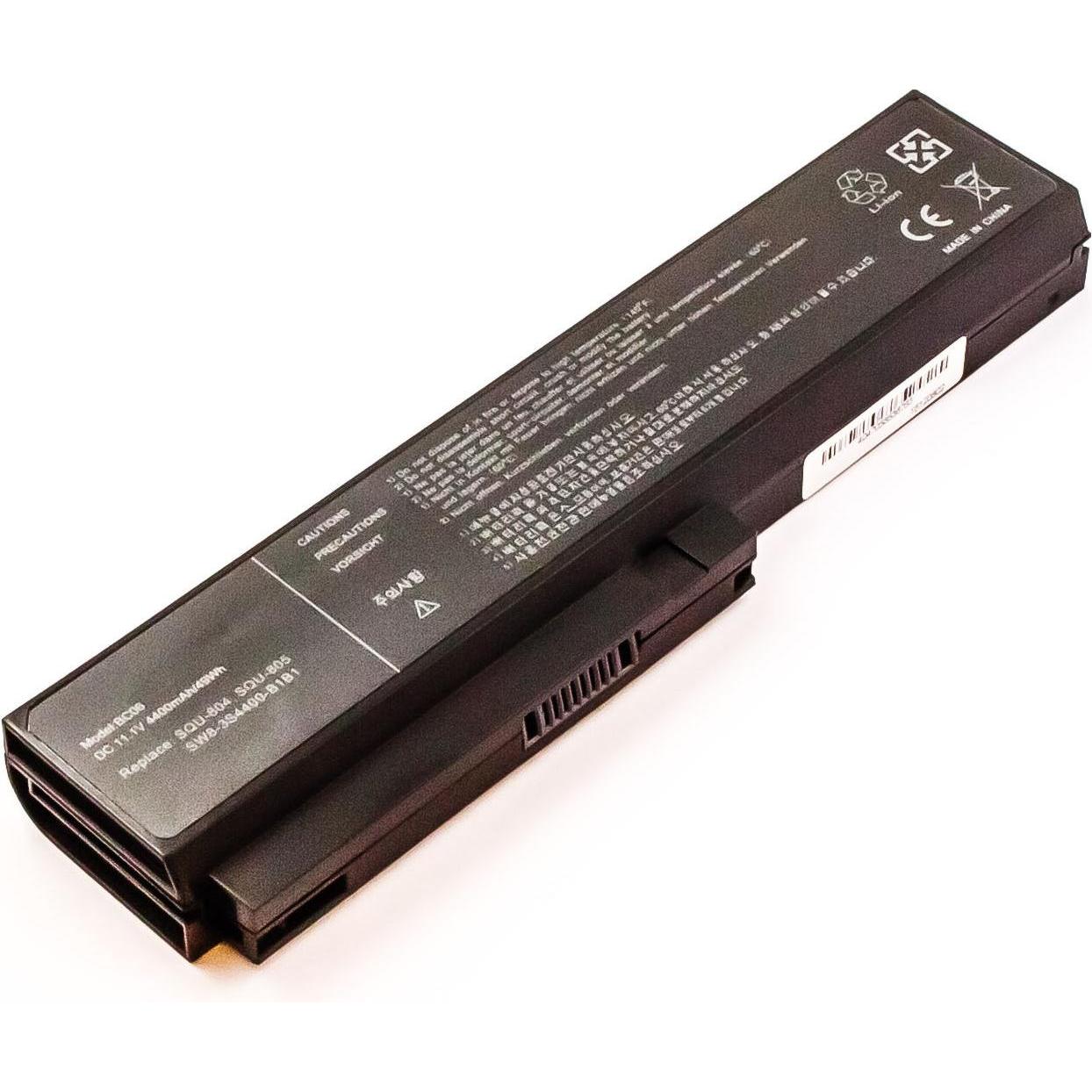AGI 35317 - Batterie/Akku - Wortmann - Terra Mobile 8420 (4400 mAh), Notebook Akku, Schwarz