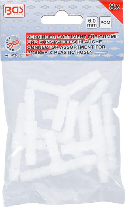 Actual product image BGS Schlauchverbinder-Sortimente (Hose connector, 6 mm)