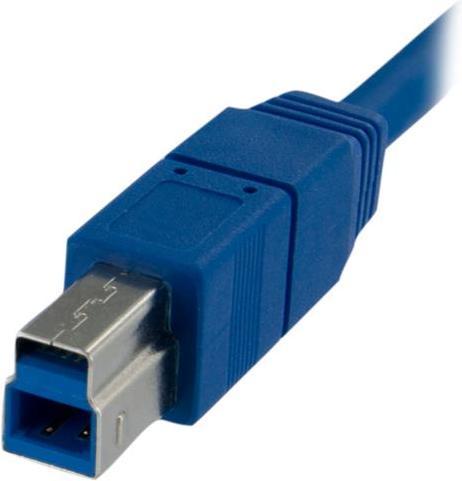 Produktbild StarTech 1m SuperSpeed USB 3.0 A auf B Kabel - St/St - USB 3.0 Anschlusskabel (1 m, USB 3.2 Gen 1)