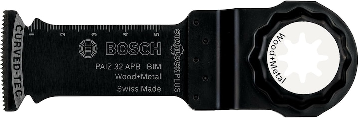 Bosch Professional Zubehör BIM Tauchsägeblatt PAIZ 32 APB, Wood and Metal, 60 x 32 mm, 1-er Pack