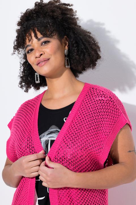 Produktbild Miamoda Strickweste, offene Form, Strukturstrick (56)