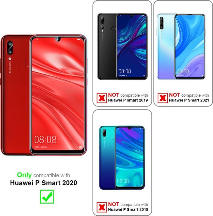 Actual product image Cadorabo TPU Liquid Silicone Case Cover for Huawei P SMART 2020 (Huawei P Smart (2020))