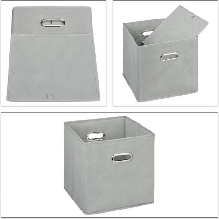 Actual product image Relaxdays Storage Box Set of 2, Open (30 cm, 27 l, 2x)