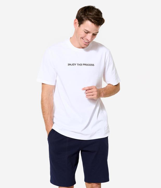 Actual product image Domyos T-Shirt Herren Baumwolle Regular - weiss (4XL)