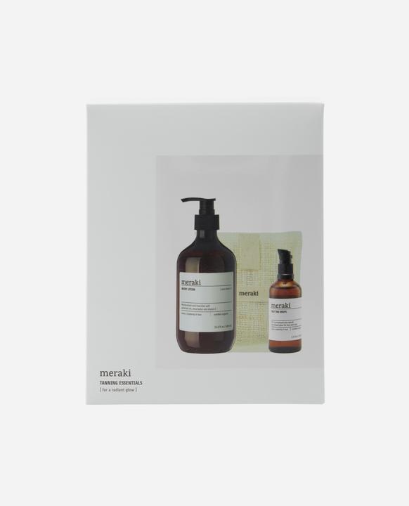 Productafbeelding Meraki Tanning essentials, For a radiant glow, 140|100|490 g|ml|ml (Lichaamsverzorgingsset)