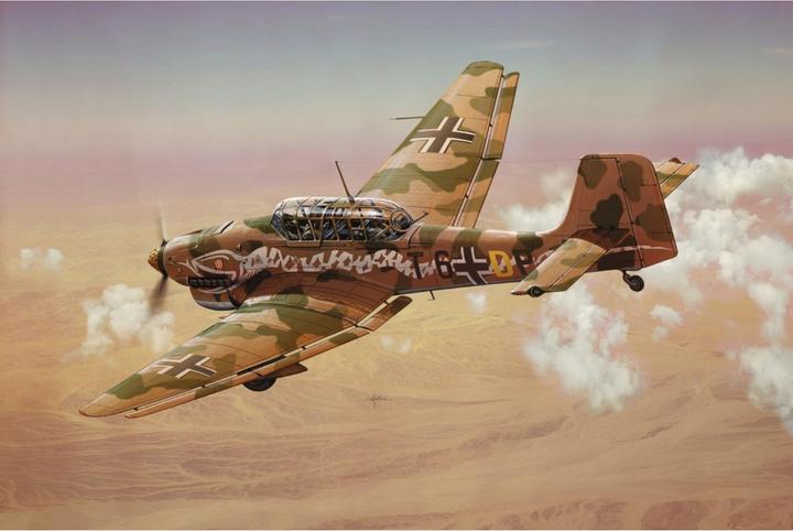 Actual product image Italeri Ju-87 B2 Stuka