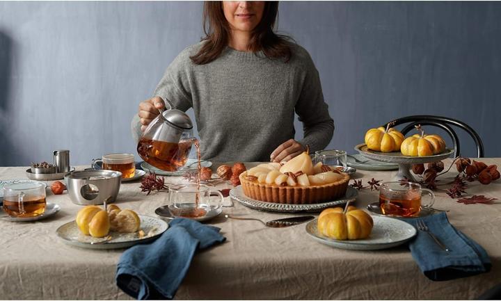 Produktbild WMF Teeset Teekanne mit Stövchen und Siebeinsatz 3tlg Glaskanne 1l SmarTea (1 l)