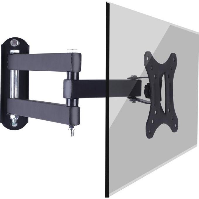 Allnet Vesa Zweigelenk Wandhalterung (bis 35" /20kg), 75x75, 100x100 (Wand, 35", 20 kg) (Vesa-2P75100)