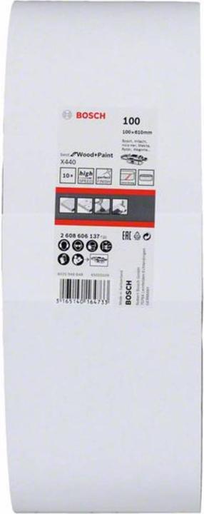 Actual product image Bosch Professional Zubehör PRO X440 sanding belt, 100 x 610 mm, G100 (100)