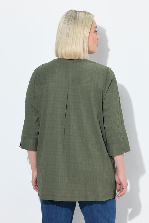 Actual product image Ulla Popken Bubble Texture Blouse (60)